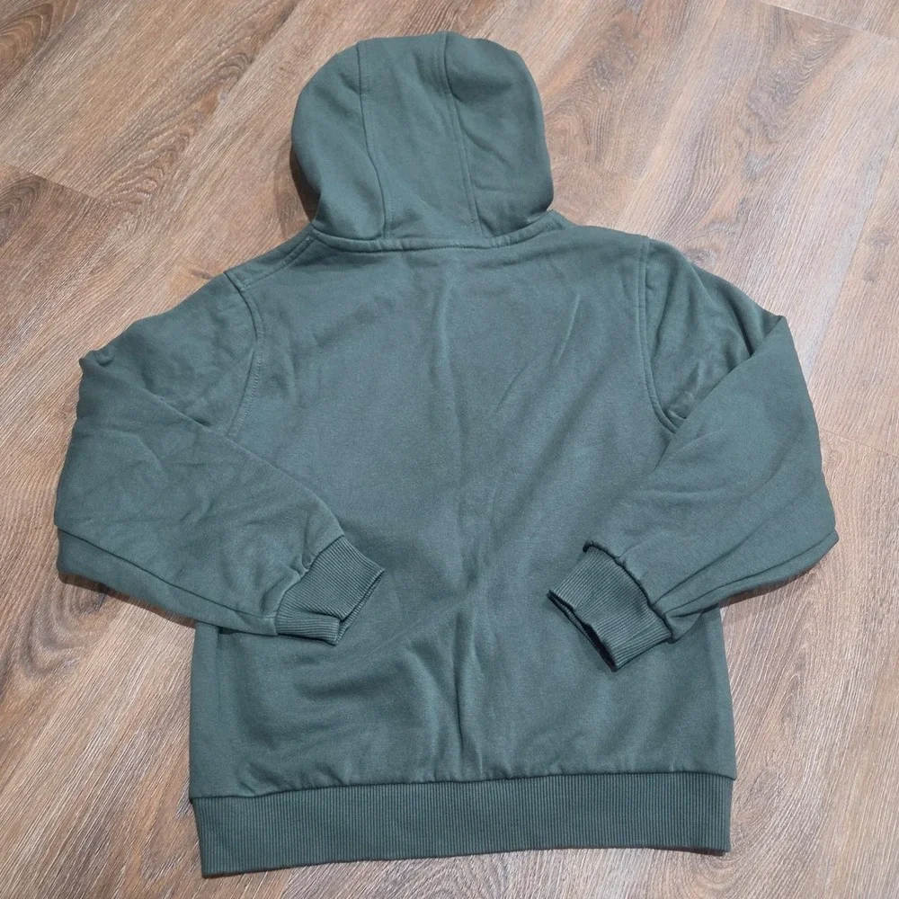 Nike Kids Green Pullover Hoodie Fleece Sweatshirt Graphic Logo Size Medium M